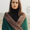 Smaragd Erfgoed Omkeerbare Paisley Sjaal